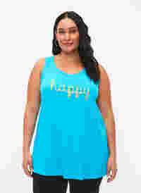 Top aus Baumwolle mit A-Linie, Blue Atoll W. Happy, Model
