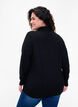 Rollkragenpullover aus Viskose, Black, Model image number 1