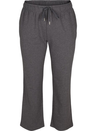 Weite Sweatpants mit Taschen, Dark Grey Melange, Packshot image number 0