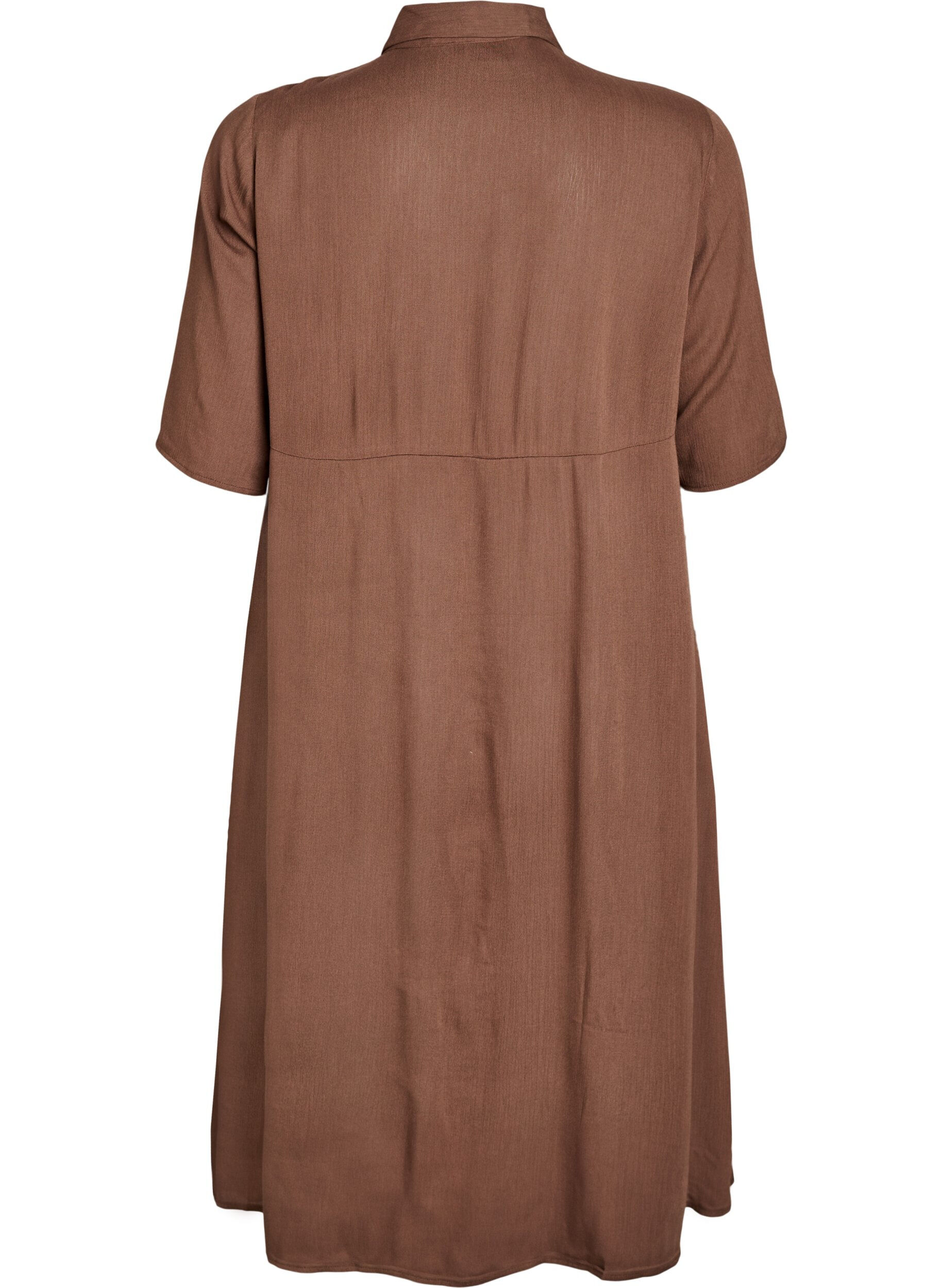 Zizzi Midikleid mit kurzen &Auml;rmeln, Rain Drum, Packshot image number 1