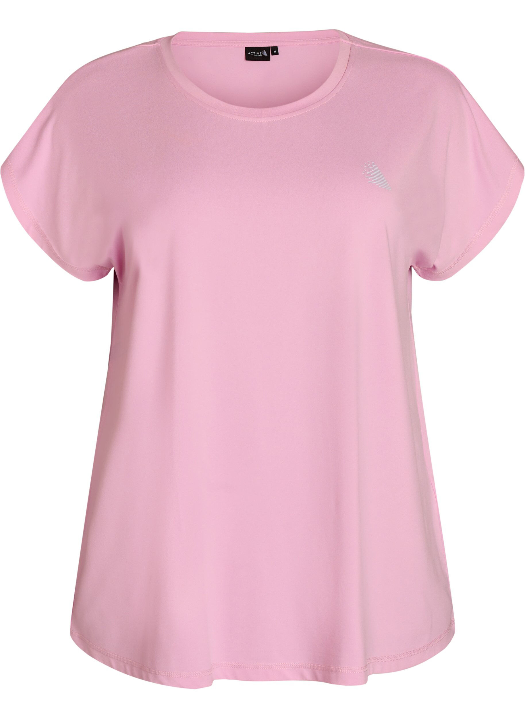 Einfarbiges Trainings-T-Shirt