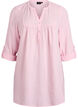 Tunika aus Baumwollmusselin mit Broderie Anglaise, Rot, Packshot image number 0