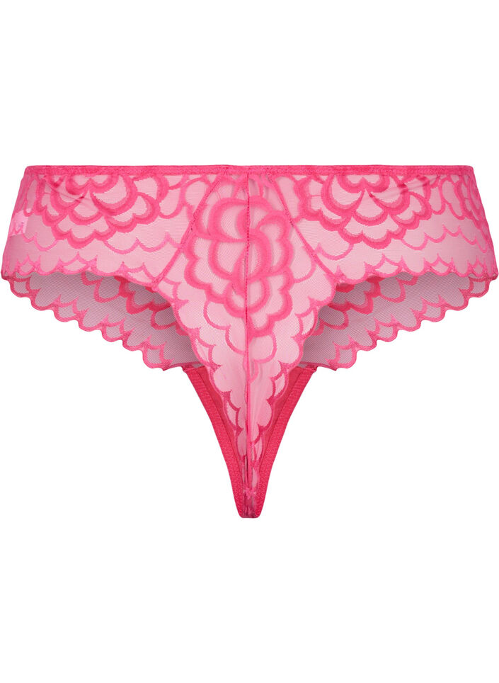 G-String mit Spitze und normaler Taillenhöhe, Jazzy, Packshot image number 1