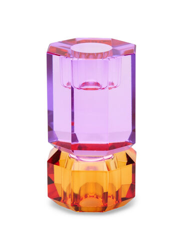Kristall-Kerzenleuchter, Amber/Violet, Packshot image number 0