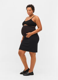 Enganliegender Schwangerschaftsrock, Black, Model