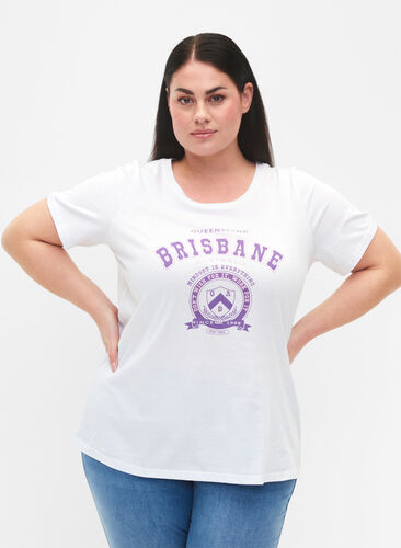 Baumwoll-T-Shirt mit Druck, B.W. Brisbane, Model image number 0