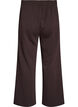 Hoch taillierte Sweatpants mit weitem Bein, Braun, Packshot image number 1