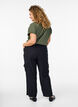 Cargohose mit hoher Taille, Schwarz, Model image number 1