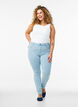 Hochtaillierte Super Slim Amy Jeans, Blau, Model image number 0