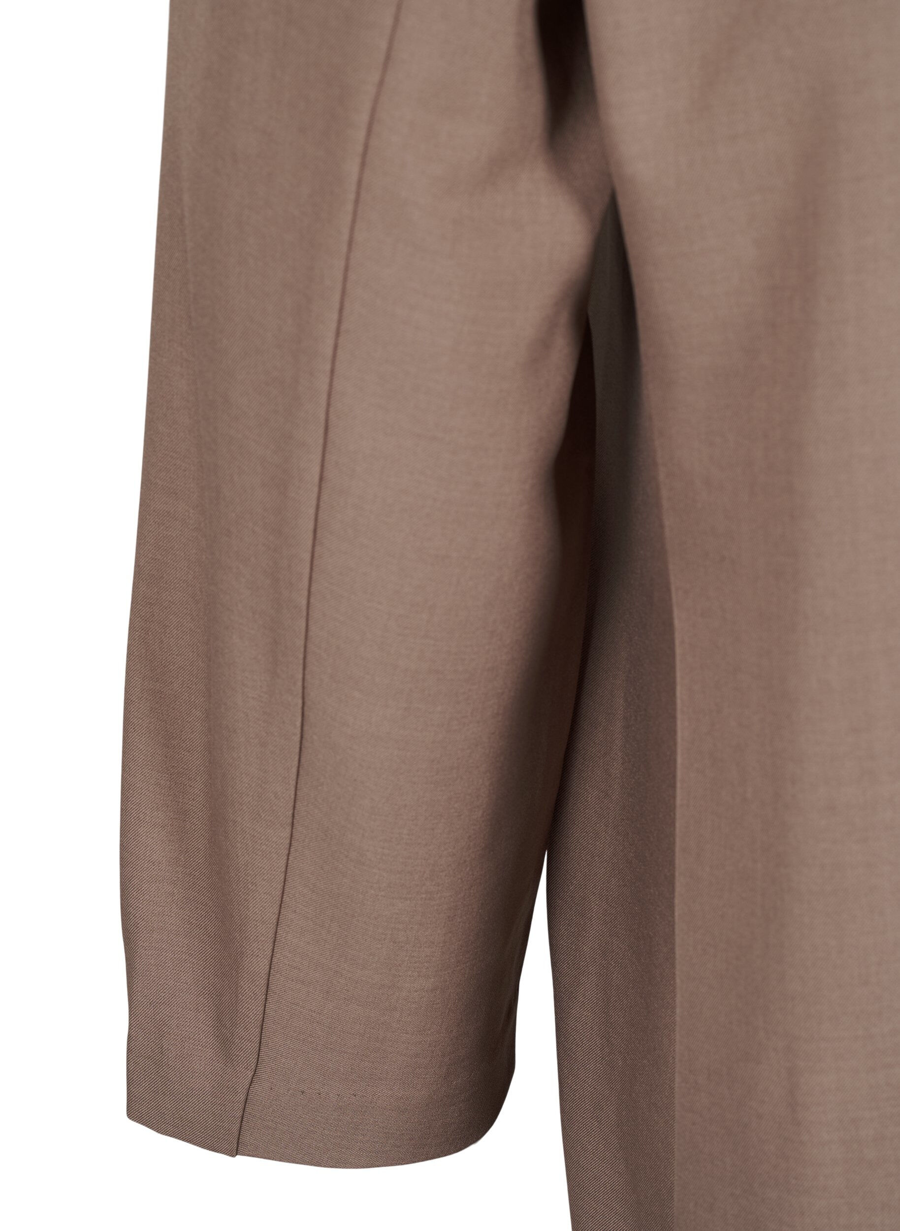 Zizzi Zweireihiges Blazerkleid, Walnut, Packshot image number 3