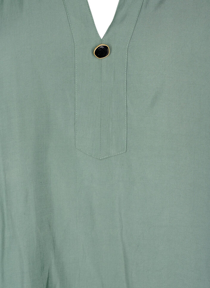Visa-Tunic mit 3/4 Pantoletten, Duck Green, Packshot image number 2