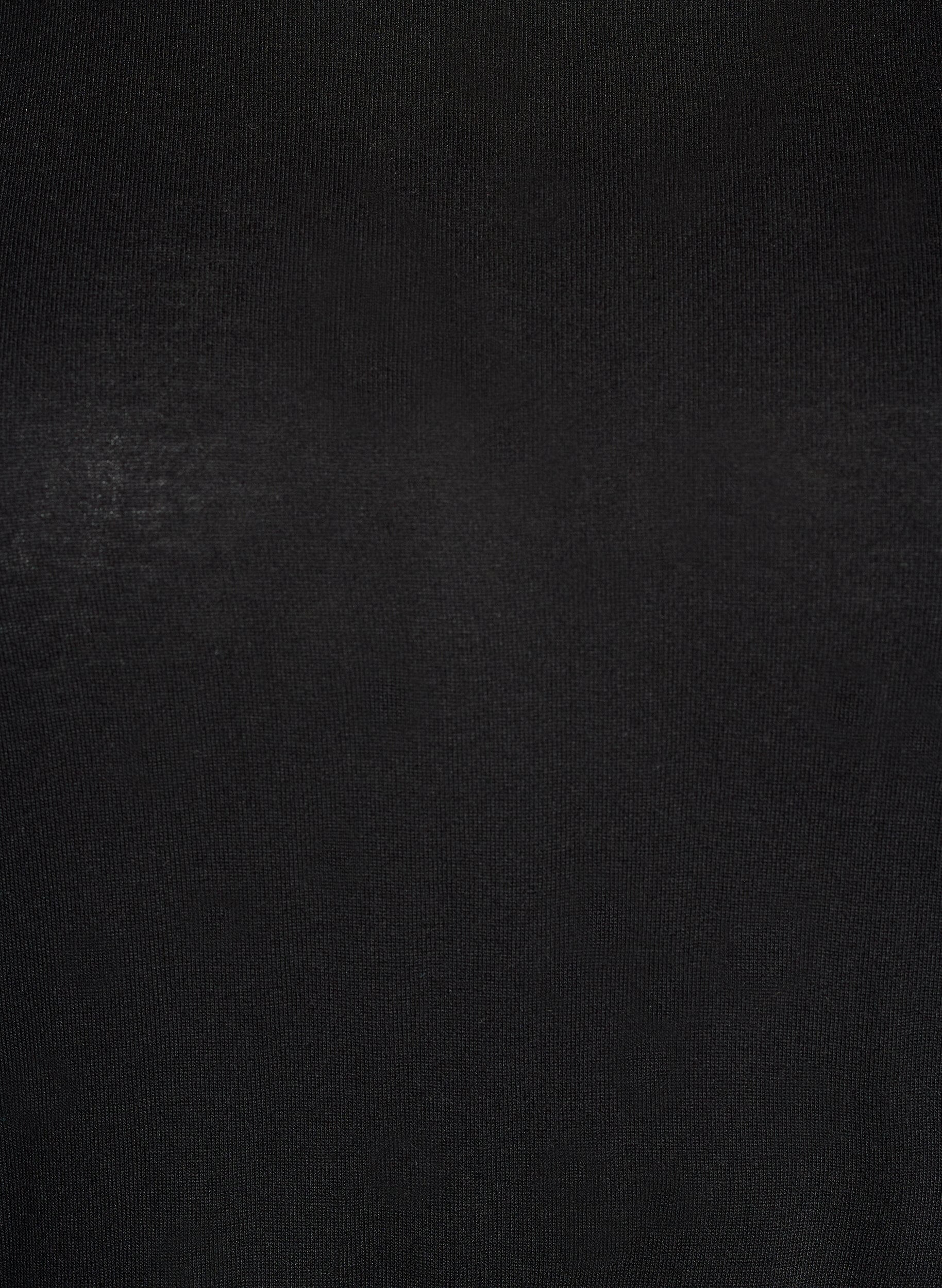 Zizzi Lang&auml;rmelige Bluse aus Wolle und Viskose, Schwarz, Packshot image number 2