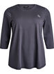 Trainingsshirt mit 3/4-&Auml;rmeln, Grau, Packshot image number 0