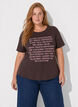 T-Shirt mit Print, Braun, Model image number 0