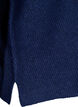 Strickbluse mit V-Ausschnitt und langen Ärmeln, Naval A. Black Mel., Packshot image number 3