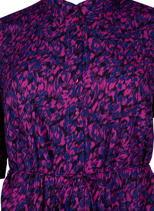 FLASH – Hemdkleid mit Aufdruck, Pink Blue AOP, Packshot image number 2