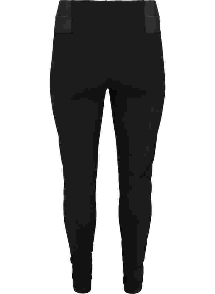 Leggings mit breitem Gummibund an der Taille, Black, Packshot image number 1