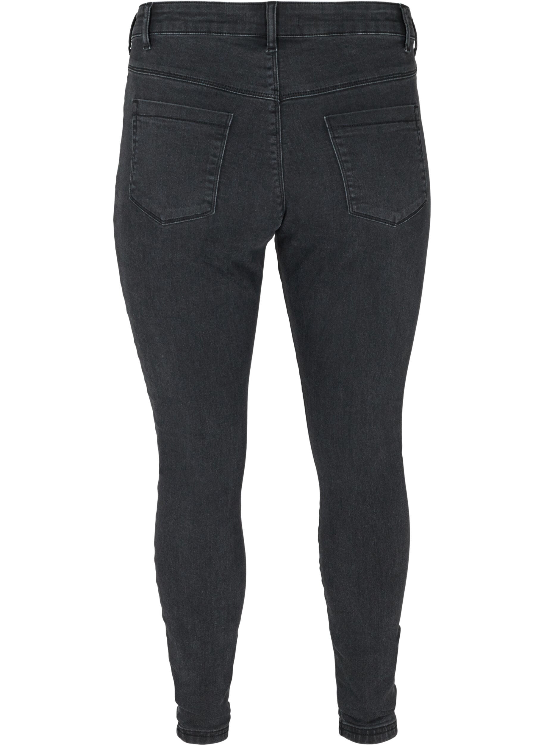 Zizzi Jeggings aus Baumwollmischung, Grey Denim, Packshot image number 1
