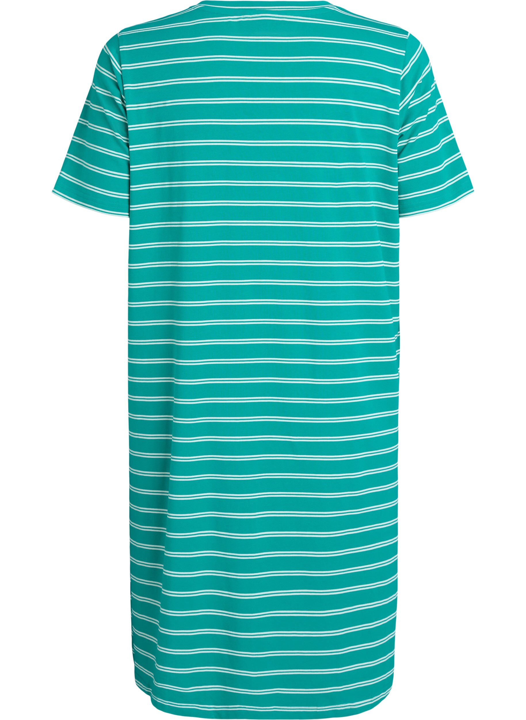 Zizzi Kleid aus Baumwolle mit Twist-Detail, Gr&uuml;n, Packshot image number 1