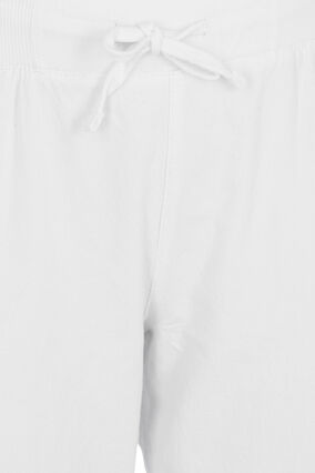 Capri-Hose aus Baumwolle, Bright White, Packshot image number 2