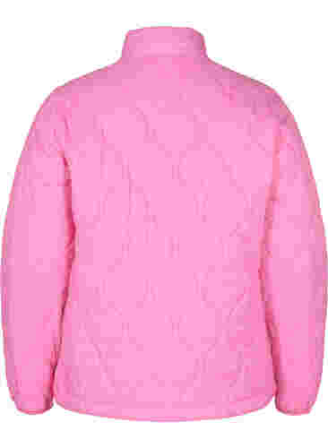 Steppjacke mit Reißverschluss und Taschen, Hot Pink, Packshot image number 1