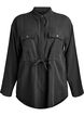 Tunika mit Brusttaschen und verstellbarer Taille, Schwarz, Packshot image number 0