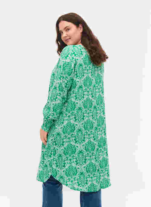 Kleid aus Viskose mit Print
