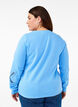Sweatshirt mit aufgestickten Cut-Outs, Della Robbia Blue, Model image number 1