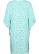 Viskose Kaftan Kleid mit Druck, Green Dot, Packshot image number 1