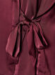 Bluse mit Satin-Optik und Wickeloptik, Rot, Packshot image number 3