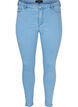 Cropped Amy Jeans mit Rei&szlig;verschluss, Blau, Packshot image number 0