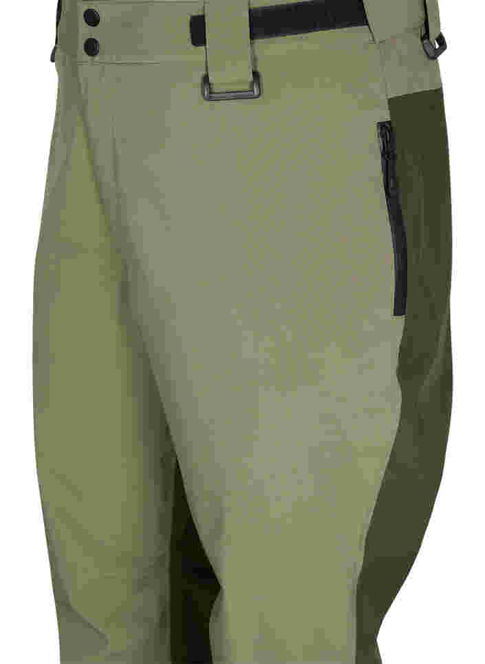 Wasserdichte Shell-Hose mit Taschen, Forest Night Comb, Packshot image number 2