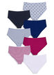 7er-Pack Slips mit normaler Taillenh&ouml;he, Blau, Packshot image number 1