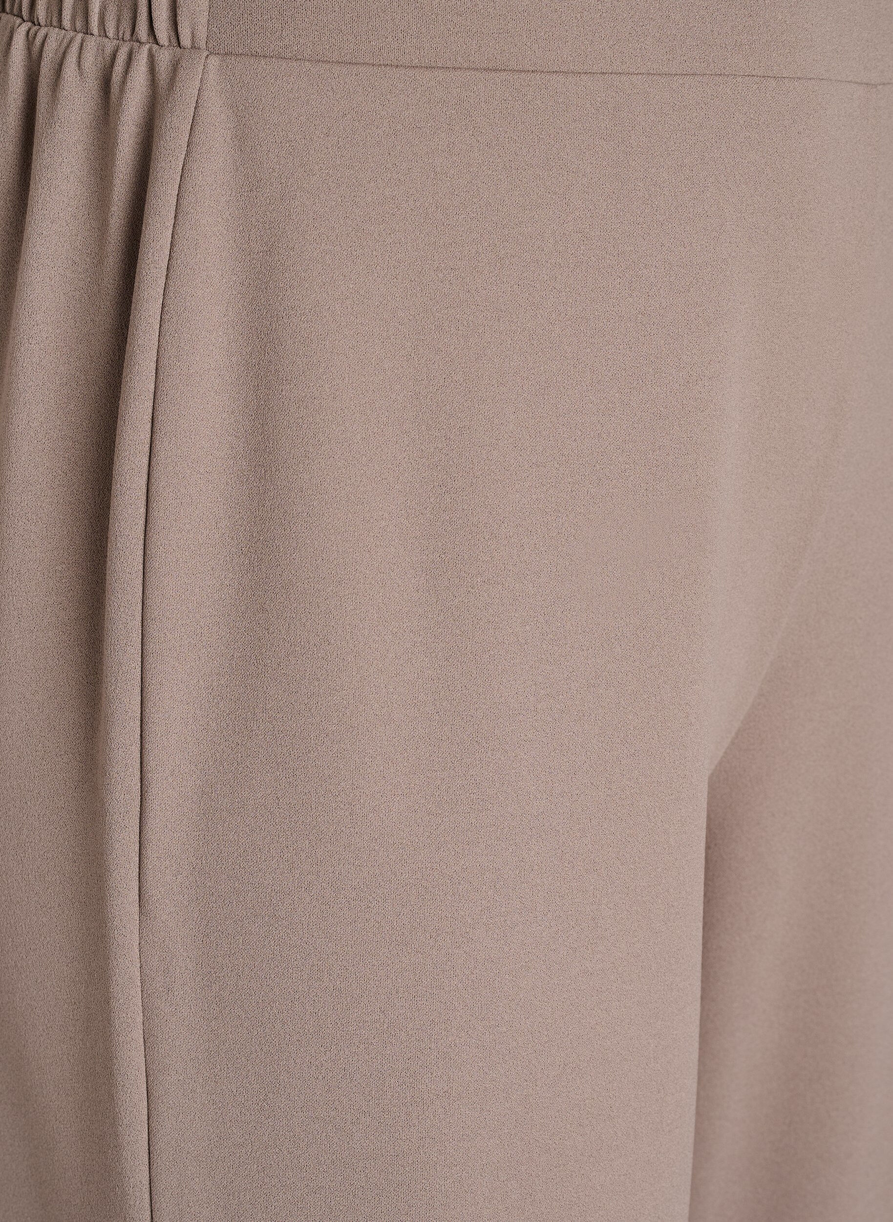ZizziHose mit weitem Bein, Beige, Packshot image number 2