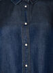 Jeanskleid aus Lyocell mit Kn&ouml;pfen und kurzen &Auml;rmeln, Blau, Packshot image number 2