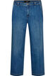 Myra Jeans in weiter Passform mit hoher Taille, Blau, Packshot image number 0