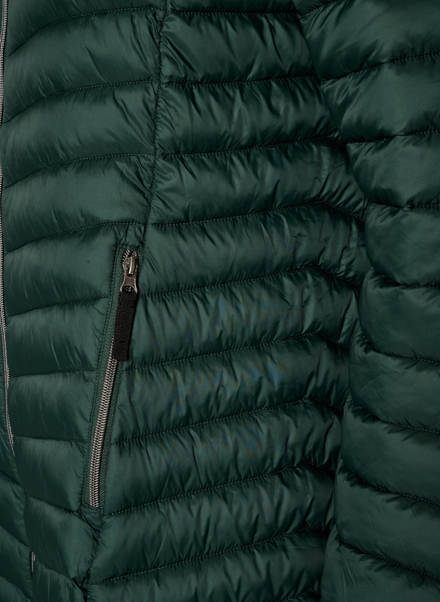 ZizziLeichte Jacke mit Taschen und abnehmbarer Kapuze, Gr&uuml;n, Packshot image number 3