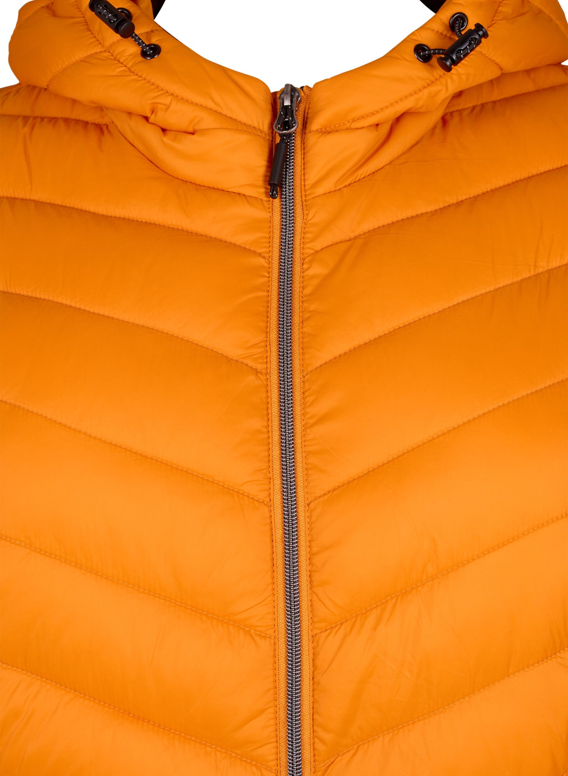Zizzi Leichte Jacke mit Kapuze, Orange, Packshot image number 2
