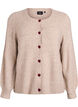 Cardigan mit Kn&ouml;pfen in Herzform, Beige, Packshot image number 0