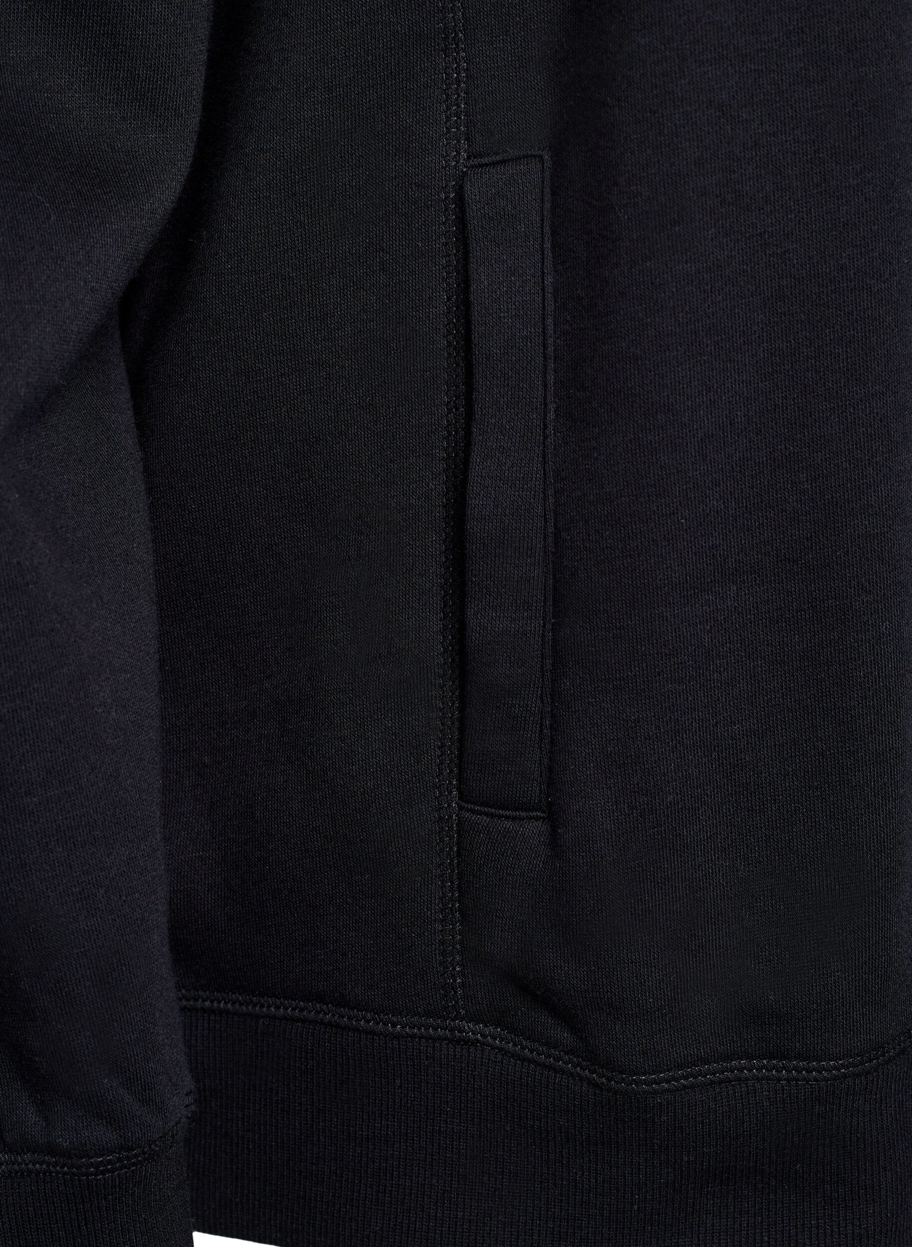 Zizzi FLASH - Sweatshirt mit Stehkragen und Taschen, Schwarz, Packshot image number 3