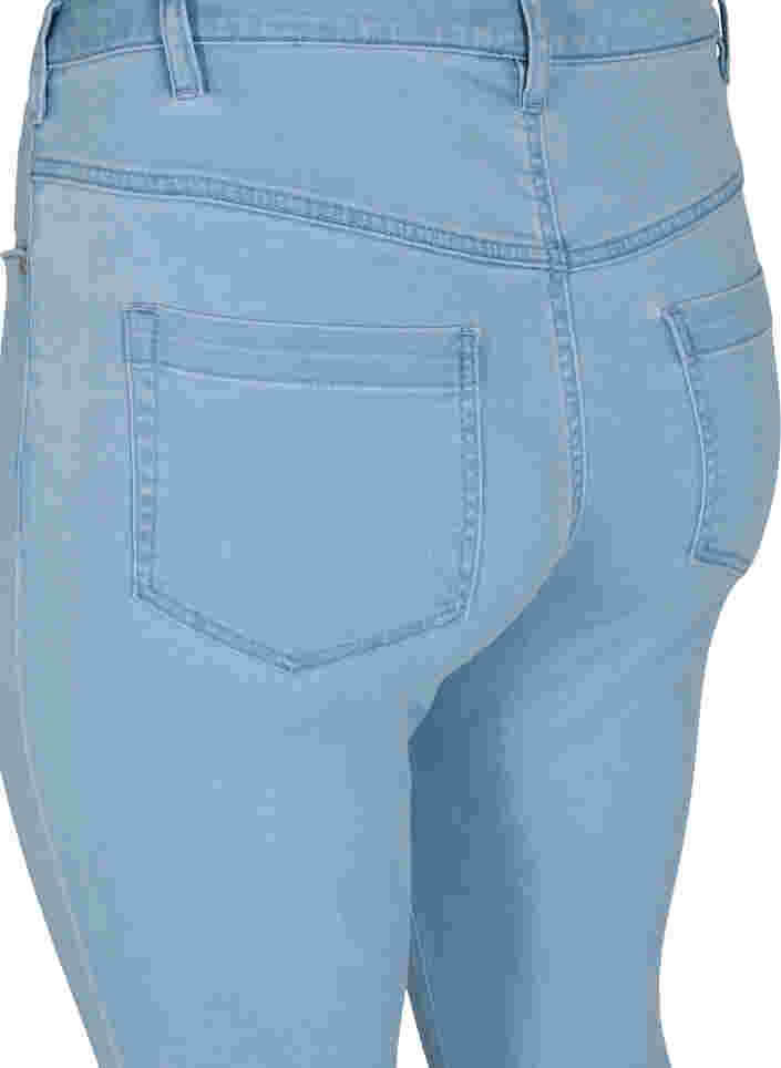 Super Slim Amy Jeans mit hoher Taille, Ex Lt Blue, Packshot image number 2