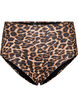 Hoch taillierte Bikini-Hose mit Leopardenprint, Leopard Print, Packshot image number 0
