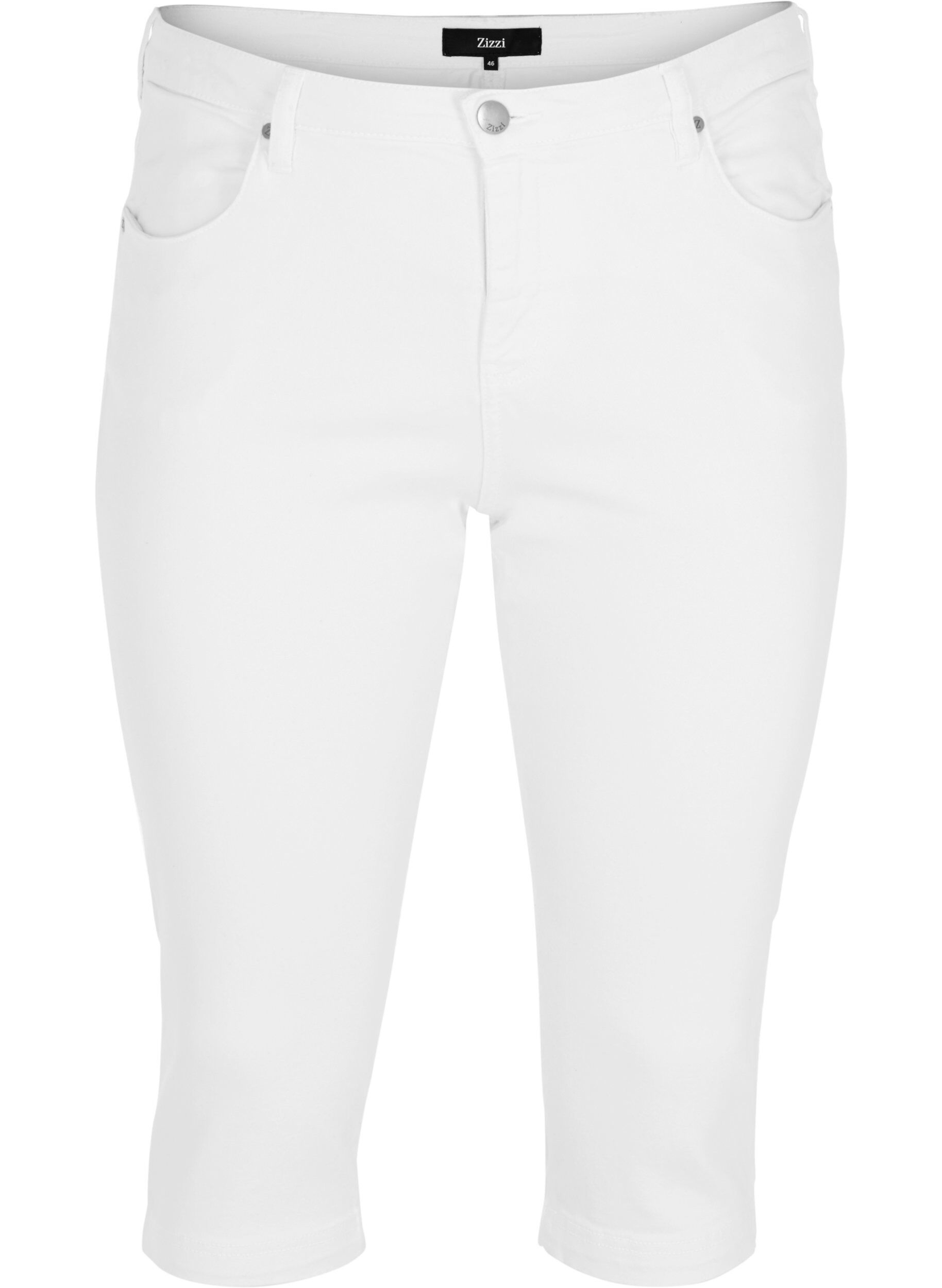 Hoch taillierte Amy Capri Jeans mit Super Slim Fit