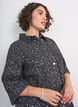 Kleid aus Denim mit Pailletten und 3/4-&Auml;rmeln, Schwarz, Model image number 3