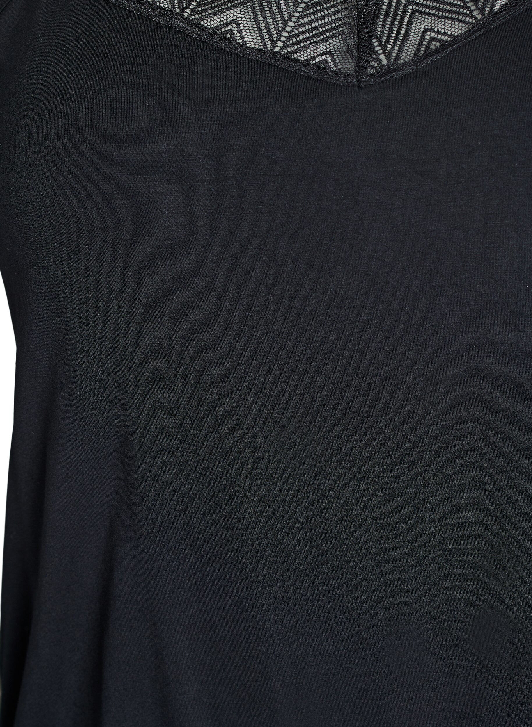 Zizzi Top mit Spitzendetails und Spaghettitr&auml;gern, 0199, Packshot image number 2