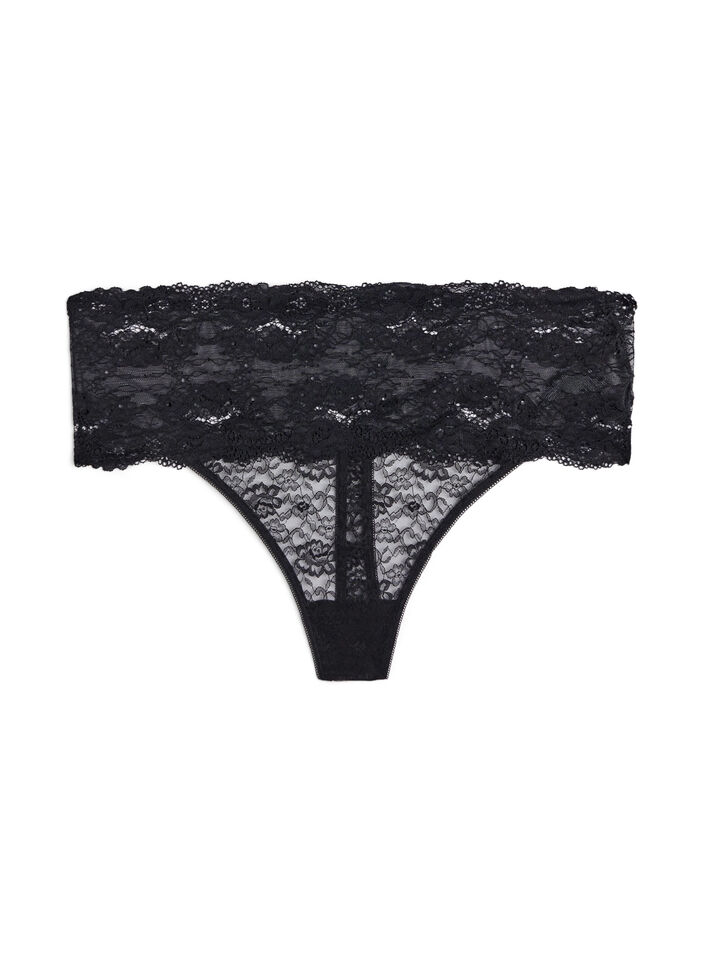 2er-Pack G-String Slips, Schwarz, Packshot image number 2