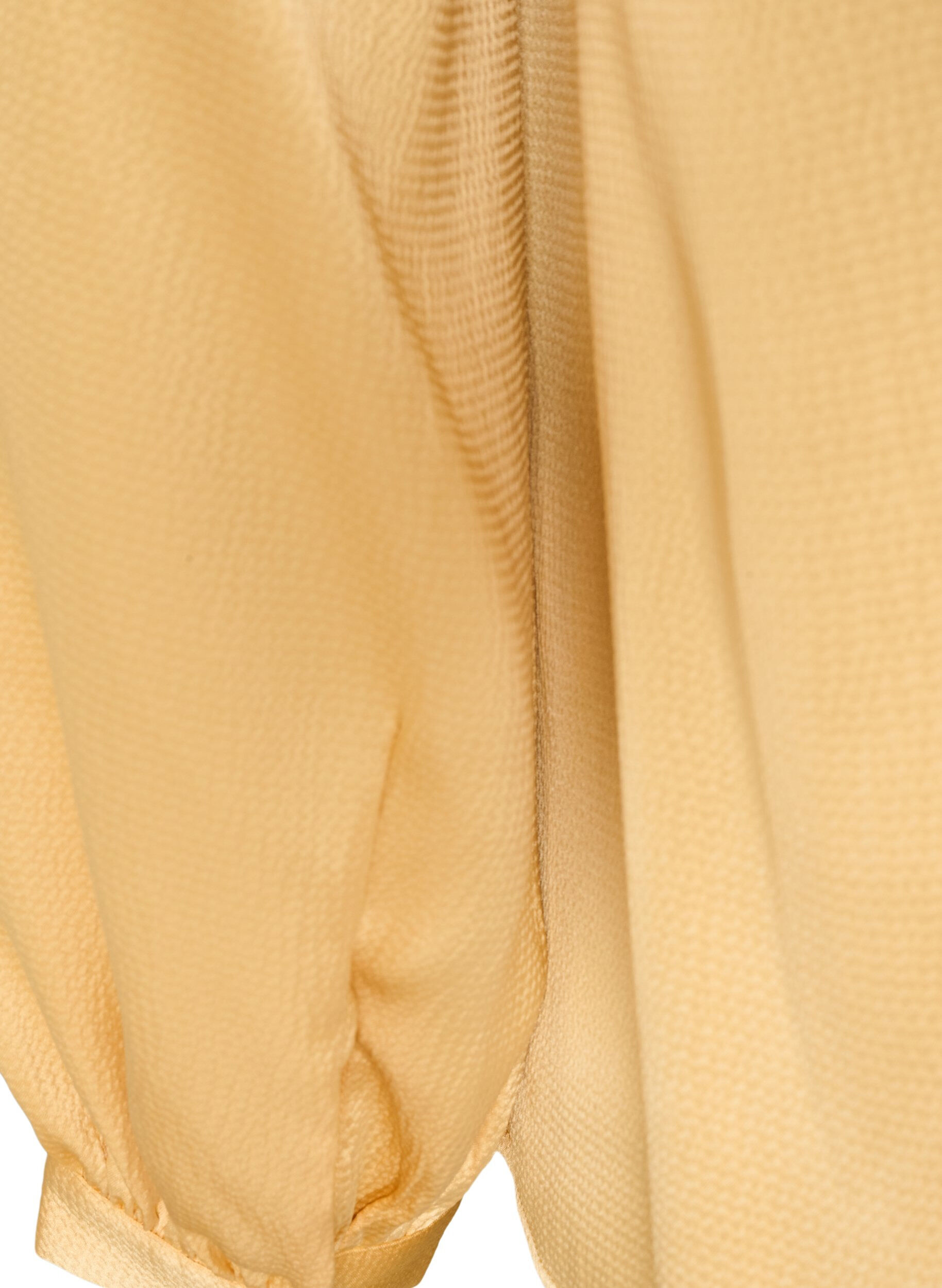 ZizziBluse mit Hemdkragen und V-Ausschnitt, Gelb, Packshot image number 3
