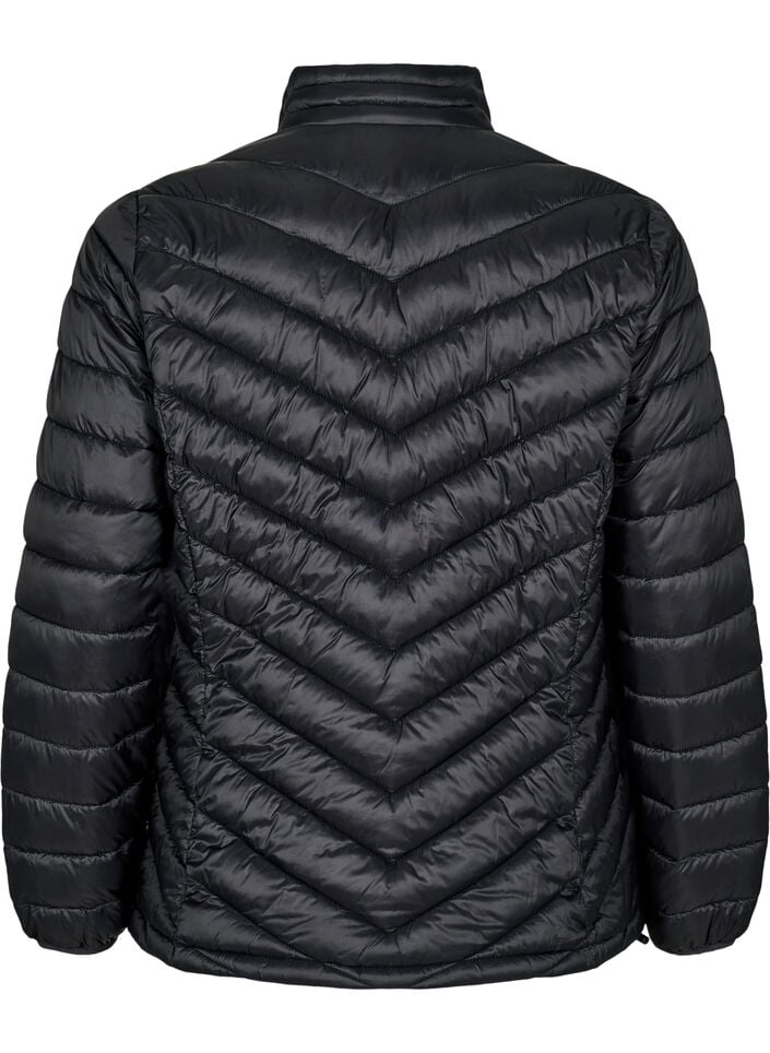 Leichte Jacke mit Taschen, Schwarz, Packshot