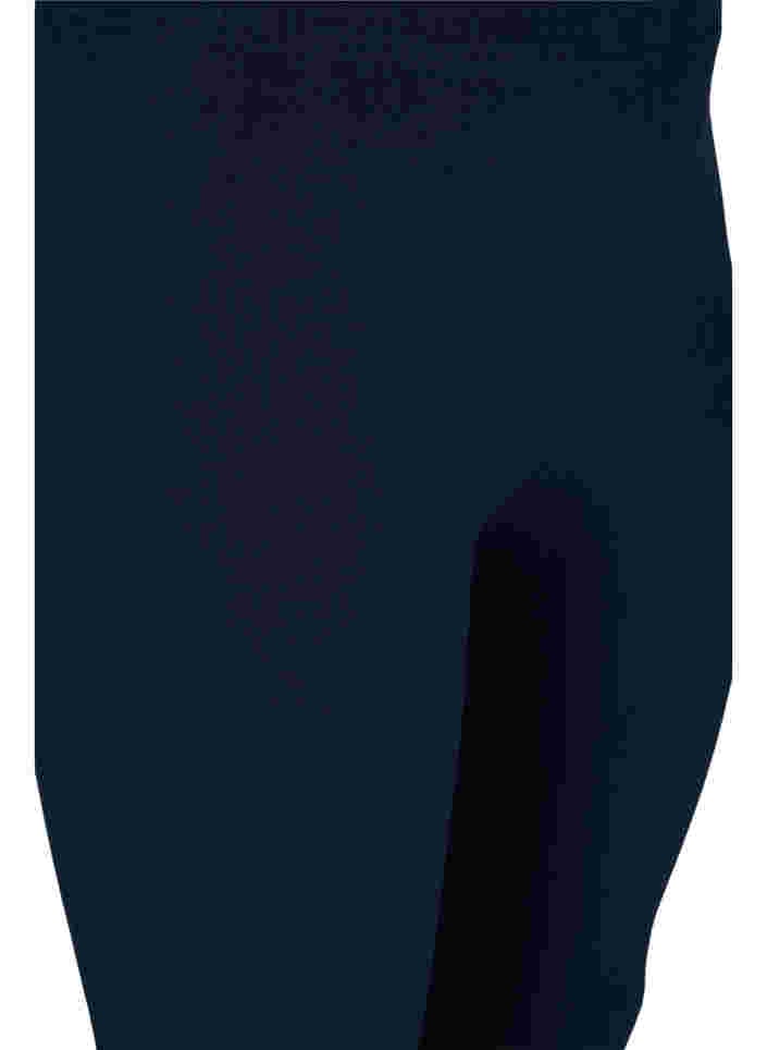 Einfarbige Leggings mit Print, Dark Sapphire, Packshot image number 2