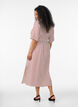 Kn&ouml;chellanges Hemdblusenkleid mit Bindeg&uuml;rtel und Streifen, Rot, Model image number 1